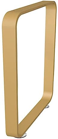 NIANXINN Metal Furniture Legs,Industry Rustic Square Tube Table Legs,Iron Breakfast Bar Legs,72.5cm Dining Table Legs,Heavy Duty Base Modern DIY Desk Legs,Bench Legs,150kg Load (65x72.5cm,Gold)