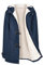Yuson Girl Felpe Lunga con Cappuccio Donna Cardigan con Zip Cappotto con Cappuccio a Maniche Lunghe Tinta Unita Giubbotto Donna Invernale Giacche e Cappotti in Pile con 2 Tasches(Marina Militare, S)