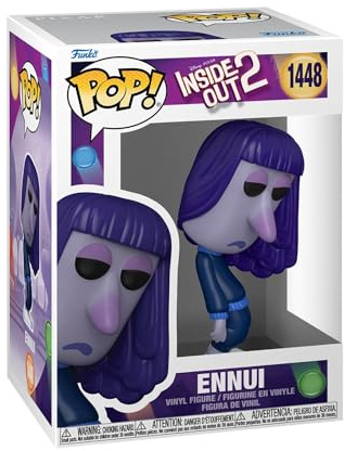 Funko POP! Disney: Inside Out 2 – Ennui - Vinyl-Sammelfigur - Geschenkidee - Offizielle Handelswaren - Spielzeug Für Kinder und Erwachsene - Movies Fans - Modellfigur Für Sammler und Display