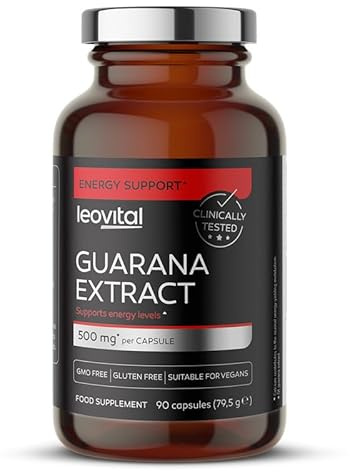 Polleo Guarana Extrakt, 90 Kapseln, Leovital