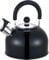 MantraRaj 2.5L Black Whistling Tea Kettle Stainless Steel Metalic Teakettle Teapot with Cool Touch Ergonomic Handle Induction Kettle, Hob Kettle Suitable for All Hob Types