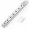 TAILONZ PNEUMATIC Silver 8 Way Pneumatic Shunt Aluminum Block Pneumatic Manifold Air Distribution Block Air Path Exhaust air Source Distributor,Compressed Air Manifold Pneumatic Block,Gas Divider