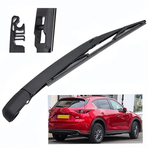 ZELLYA Wischerarm Hinten Scheibenwischer Wischer Set, für Mazda CX-5 CX5 KF 2017-2023 Scheibenwischerarm Blatt Austausch Kunststoff Schwarz