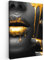 MuchoWow© Bilder Groß 80x120 cm XXL Wohnzimmer Deko Modern Wandbild Foto auf Leinwand Bild Schlafzimmer Room Decor Geschenke Frau - Schwarz - Gold - Gesicht - Lippen