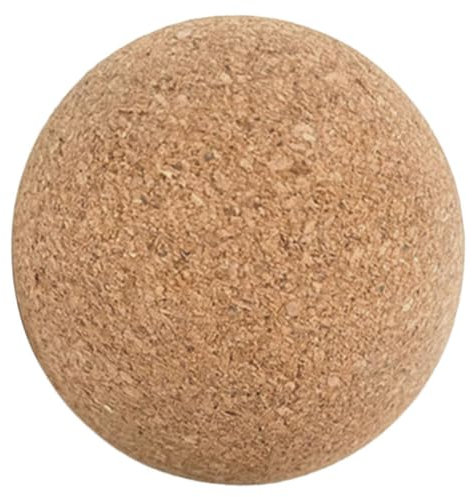 Alipis 8cm Wooden Cork Ball Stopper for Wine Decanter, Light Yellow Synthetic Material, for Home, Party, Restaurant, and Wine Theme Events