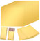 Lot de 100 feuilles d'emballage en feuille d'or pour bonbons - 19 x 16 cm - Grands emballages en feuille d'aluminium avec dos en papier épais pour chocolat de Dubaï, mariage, anniversaire, bonbons