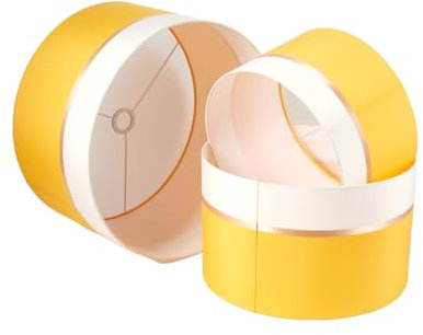 Abat-Jours À Deux Couleurs 40cm Jaune Pour Lampes De Table suspension de Sol Pour Salon Chambre, E27 & E14 Max 60W Par Stella & Mag Creative