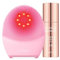 FOREO Firm & Clean Set – LUNA 4 plus Gesichtsreinigungsbürste für normale Haut + SUPERCHARGED SERUM 2.0, 30 ml – Nahinfrarot-Lichttherapie – Mikrostrom-Gesichtsgerät