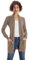 GRACE KARIN Damen Lange Strickmantel Langarm Offene High Stretchy Casual Elegant Cardigan mit Taschen XXL Rotbraun
