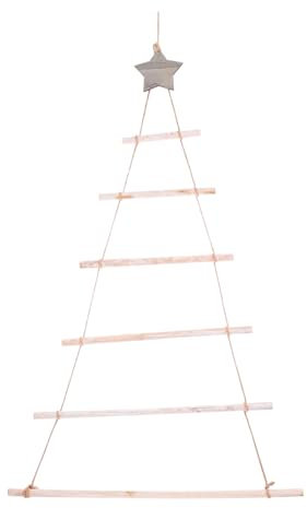 KOMBIUDA Wanddeko Weihnachtsbaum Aus Holz Hängende Weihnachtsbaum Deko Kreative Weihnachtsdeko Für Wand