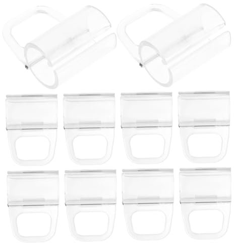 Cabilock 30stücke Rolloschienen Klemmen Für Stangen Langlebige Und Einfach Installierbare Vorhangclips Geeignet Für Rollos Und Jalousien Material Geruchsneutral Für Fensterdekoration