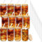 Lot de 12 gobelets en verre de remerciement pour femme, 480 ml en forme de canette avec couvercles en bambou, pailles et brosse à paille, cadeaux inspirants pour employés, collègues, enseignants