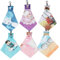 SHERCHPRY 6pcs Lens Cleaning Cloth Keychain Portable Microfiber Wipes for Phones Glasses Cameras Washable Reusable Screen Cleaners Fun Designs for Easy Use