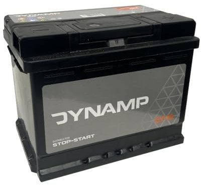 Dynamp DB60 EFB Car Battery, 12V 60Ah, 560CCA, Start-Stop Technology, Type 027