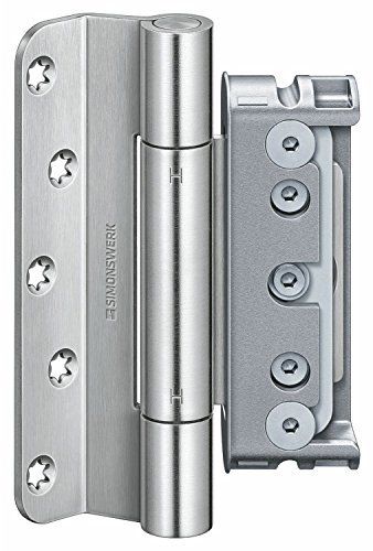 Haustürband-System BAKA Protect 4049 3D, o. Stiftsich. 1 Satz= 3 Stk. Edelstahl