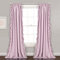 Lush Decor Reyna Ruffle Window Curtain Panel Set, Pair, 54 W x 84 L, Lilac - Flowy Curtain Set - Romantic Ruffle Curtains for Bedroom, Living room, or Dining Room - Farmhouse & Cottage Home Decor