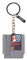 Nintendo Cartridge 3D Rubber Pendant Keychain, Keychain, 10cm, Grey, grau, 10 cm, Schlüsselanhänger