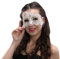 Xiang Ru Demi Masque Blanc Dentelle Femme Loup Bal Mascarade Déguisement Partie Cosplay Tigre