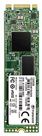 Transcend 128GB MTS830S M.2 2280 SATA III 6 Gb/s Internal Solid State Drive 3D TLC NAND with DRAM Cache -TS128GMTS830S