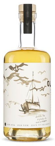 Gin Eva “Old Tom” Mallorca Dry Gin Handcrafted Mediterranean Spirit im Holzfass gereift I 0,7L, 45% Vol. I Erlebe den Geschmack der Balearen mit lokalen Botanicals für das einmalige Gin-Erlebnis