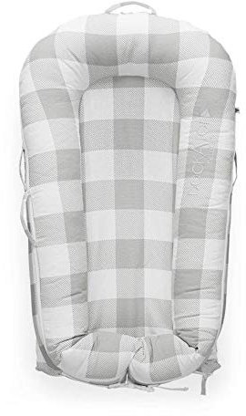 DockATot Deluxe+ Nido para Bebés - Nido ligero y multifuncional para bebés - Cuenta con una hebilla y una funda extraíble para facilitar la limpieza - Para bebés de 0 a 8 meses - Natural Buffalo