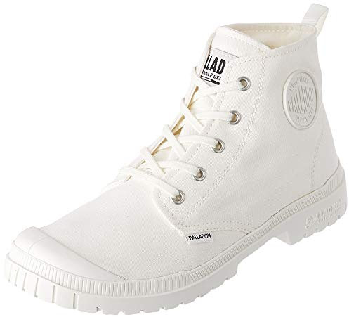 Palladium Pampa Sp20 Hi Cvs, Stivali Sneaker Unisex - Adulto, Bianco (1), 45 EU