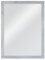 CHELY INTERMARKET MOD128 Espejo Pared Vertical Decorativo Grande Estilo Moderno Marco Madera Cuerpo Entero Elegante 60x90 cm Gris 2004 Ideal Recibidor Dormitorio Baño Incluye Kit Montaje