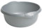 JMS we create smile 36cm Round Kitchen Washing Up Bowl Basin Mixing | Plastic Bowl (Silver/Grey)
