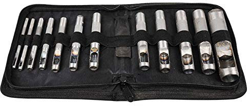 DIY. Werkzeug PDC Belt Punch 12-teiliges Set 3-19MM Locher Ellipse Zylinder Hohl Punch