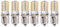 Potadak 6X E17 Socket 5W 64 Lampe LED Ampoule 3014 SMD Blanc Chaud AC 110V-220V