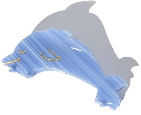 Nordstral Haarklammer Delfin - Haarklammer groß in 9 x 4 cm, Haarspangen Damen und Haarspangen Mädchen