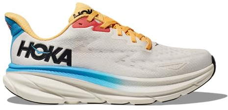 Hoka Clifton 9 Laufschuhe für Damen, Größe 42, Weiß, Größe 42, weiß, 42 EU