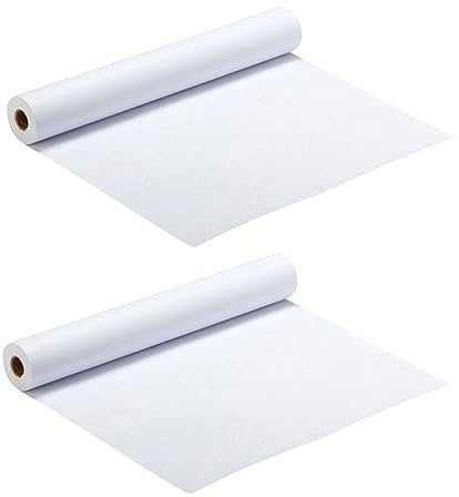Operitacx 2 Rollen Zeichenpapier Kraftverpackung Maltafel Für Kinder Kraftpapier Leere Zeichnung Weißes Malpapier Kinder Malen Papier Zeichenzubehör Baby Scrollen Weißes Papier Spezialpapier