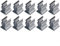 YUANGANG Feder-Frottee-Clips, Manganstahl, Garagen, Hütten, Innenhöfe, Schränke, Werkzeugaufbewahrung, Frottee-Clip (10 mm), 10 Stück