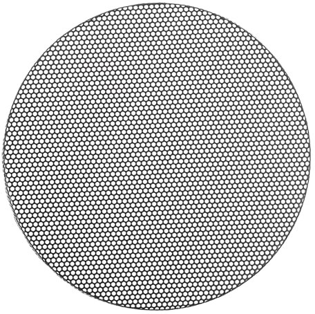 X AUTOHAUX Universal 3.5 Inch Speaker Grills Mesh for Audio Subwoofer 100x6.5mm Grille without Frame Black - Pack of 1