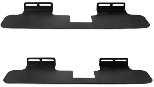 ZahoTse Lot de 2 supports muraux pour haut-parleurs Samsung / Q990B / Q990C Q990B / Q990C - Noir