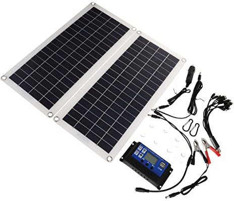 INOOMP Placa Solar Práctica Paneles Solares Ligeros Equipo De Carga Dispositivo Solar Fácil De Transportar