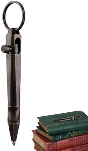 Holdes Taschenkugelschreiber, Repetierstift, Reisestift mit kurzer Absatztasche, Reisestift mit kurzer Absatztasche, Messing-Kugelschreiber mit Bolzenfunktion, winzige Kugelschreiber