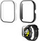 2 Pezzi Custodia Protettiva per Xiaomi Redmi Watch 4 Nero Trasparente, Custodia Rigida PC con Vetro Temperato 9H, Cover Protettiva con Protezione Completa HD Anti-Graffio Custodia Orologio per Redmi 4