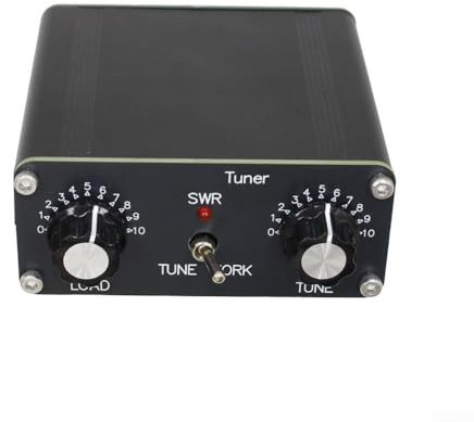 QRP Manueller Antennentuner, für Z-Match-Tuner für High Q, 3-28 MHz, 5 W, manuelle Einstellung für HAM-Radio, mit BNC-Anschluss