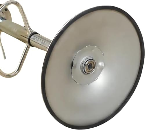 2 Stück Barhocker-Bodenschoner, Gummigleiter-Pads für Barhocker mit runder Basis, kratzfester, verschleißfester Schutzgleiterring für Pub-Stehtische (41.5cm)