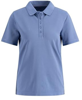 FYNCH-HATTON Poloshirt aus Baumwoll-Stretch mit Knopfleiste und klassischem Kragen Marble Blue/L