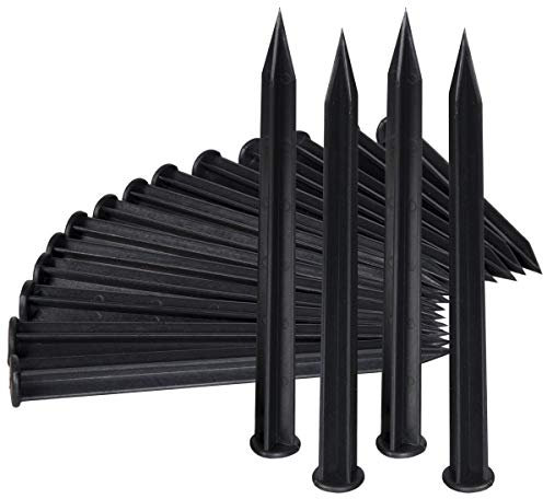 HOLZBRINK PVC Anker zur Befestigung von Rasenkante, Set 60 Stck.