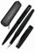 ONLINE Schreib-Set Eleganza I enthält Kugelschreiber, Füllhalter, Echt-Lederetui I Black I 3-teilig I in hochwertiger Geschenkbox I Füller für Standardpatronen, 1 Stück (1er Pack)