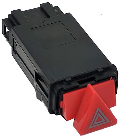 Vinciann Pulsante interruttore lampeggianti emergenza per auto tasto 4 frecce compatibile con codice OEM 4B0941509D adatto a A6 C5 compatibile con Allroad C5-4FUC