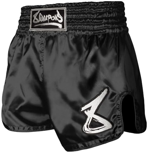 8 WEAPONS Strike Shorts, schwarz-weiß, L