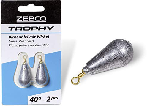 Zebco Qualitäts Trophy Birnenblei Angelblei Blei Grundblei Angeln Angel Zubehör, Diverse, 150 g