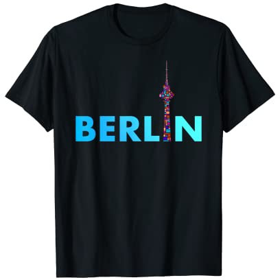 Berlin Design - Fernsehturm - I Love Berlin T-Shirt