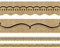 Jute-Pinnwand-Bordüre, Klassenzimmer-Bordüre, Jute, gerade Bordüren, gepunktet, Wirbel, Pinnwand, Wanddekoration, Schulanfang, Dekoration, Bordüren (150 m)