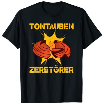 Tontauben Zerstörer Tontaubenschießen Gewehr Sportschütze T-Shirt